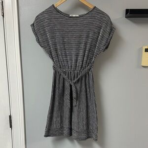 Caution to the Wind Checkered Dress